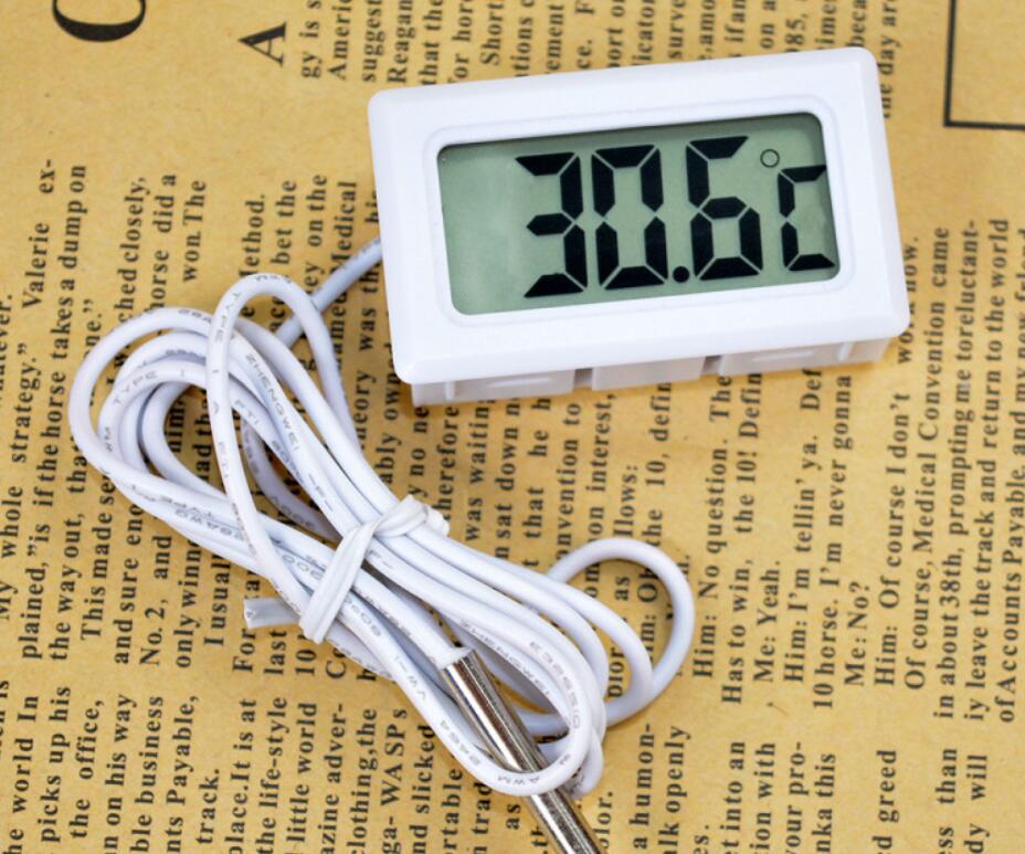 Thermomètre pour aquarium - AOMshop White With Battery