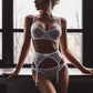 Three-piece Sexy Lingerie Garter Belt | AOMshop White