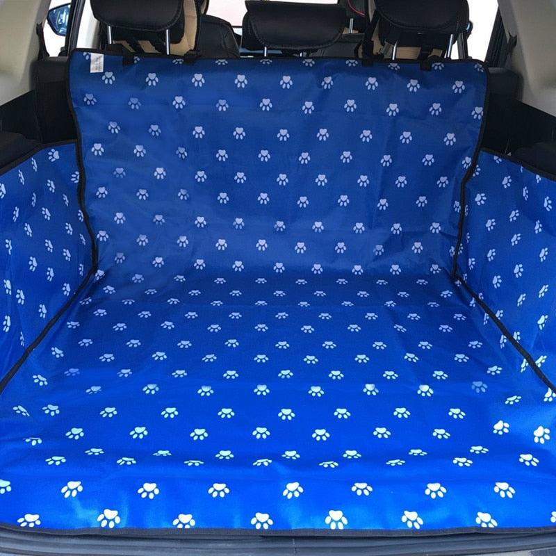 Transport pour animaux de compagnie, siège de voiture et housse de protection pour coffre Blue 155x104x33cm