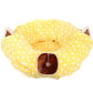 Tunnel long de 1.2m avec 2 fenêtres et 2 trous - AOMshop" Yellow B