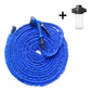 Tuyau d'arrosage extensible Magic Garden avec enrouleur - Connecteur EU/US Blue With Foam Pot