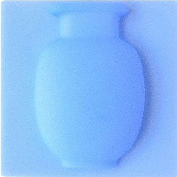 Vase mural en silicone Blue