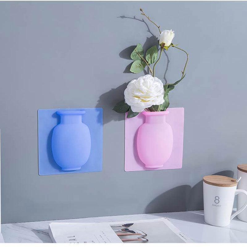 Vase mural en silicone