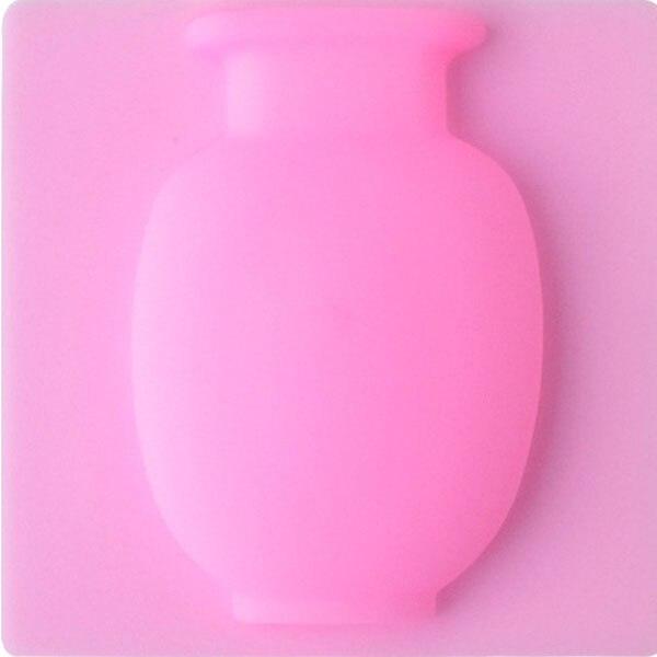 Vase mural en silicone Pink