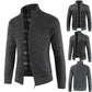 "Veste Tricotée Rembourrée en Velours pour Homme - AOMshop"