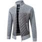 "Veste Tricotée Rembourrée en Velours pour Homme - AOMshop"