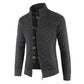 "Veste Tricotée Rembourrée en Velours pour Homme - AOMshop"
