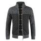 "Veste Tricotée Rembourrée en Velours pour Homme - AOMshop"