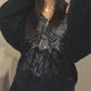 "Veste à capuche Butterfly Print Grunge pour femme - Style Fairycore"