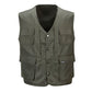 "Veste de travail pour homme, Gilet tactique en maille solide, Multi-poches, 2021" LD4 army green