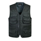 "Veste de travail pour homme, Gilet tactique en maille solide, Multi-poches, 2021" Green