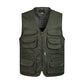 "Veste de travail pour homme, Gilet tactique en maille solide, Multi-poches, 2021"