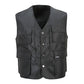 "Veste de travail pour homme, Gilet tactique en maille solide, Multi-poches, 2021" LD4 black