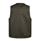 "Veste de travail pour homme, Gilet tactique en maille solide, Multi-poches, 2021"