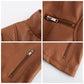 Veste en cuir femme printemps-automne