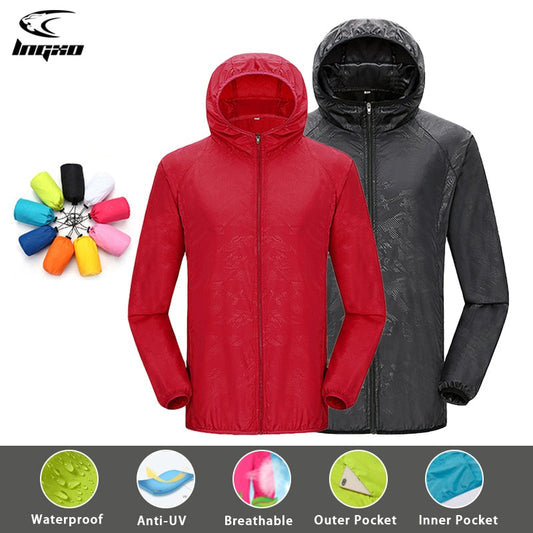 Veste imperméable unisexe pour activités de plein air