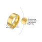Vnox Basic Tungsten Carbide Rings - Bague en carbure de tungstène pour homme, cadeau d'anniversaire