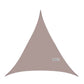 "Voile d'ombrage en triangle 3x3x3M avec lumières LED, toile étanche pour jardin et terrasse" Khaki
