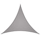 "Voile d'ombrage en triangle 3x3x3M avec lumières LED, toile étanche pour jardin et terrasse" Grey