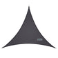 "Voile d'ombrage en triangle 3x3x3M avec lumières LED, toile étanche pour jardin et terrasse" Black