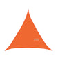 "Voile d'ombrage en triangle 3x3x3M avec lumières LED, toile étanche pour jardin et terrasse" Orange