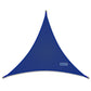 "Voile d'ombrage en triangle 3x3x3M avec lumières LED, toile étanche pour jardin et terrasse" Blue