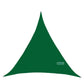 "Voile d'ombrage en triangle 3x3x3M avec lumières LED, toile étanche pour jardin et terrasse" Dark Green