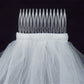 Voile de mariée en dentelle perlée à deux couches | AOMshop