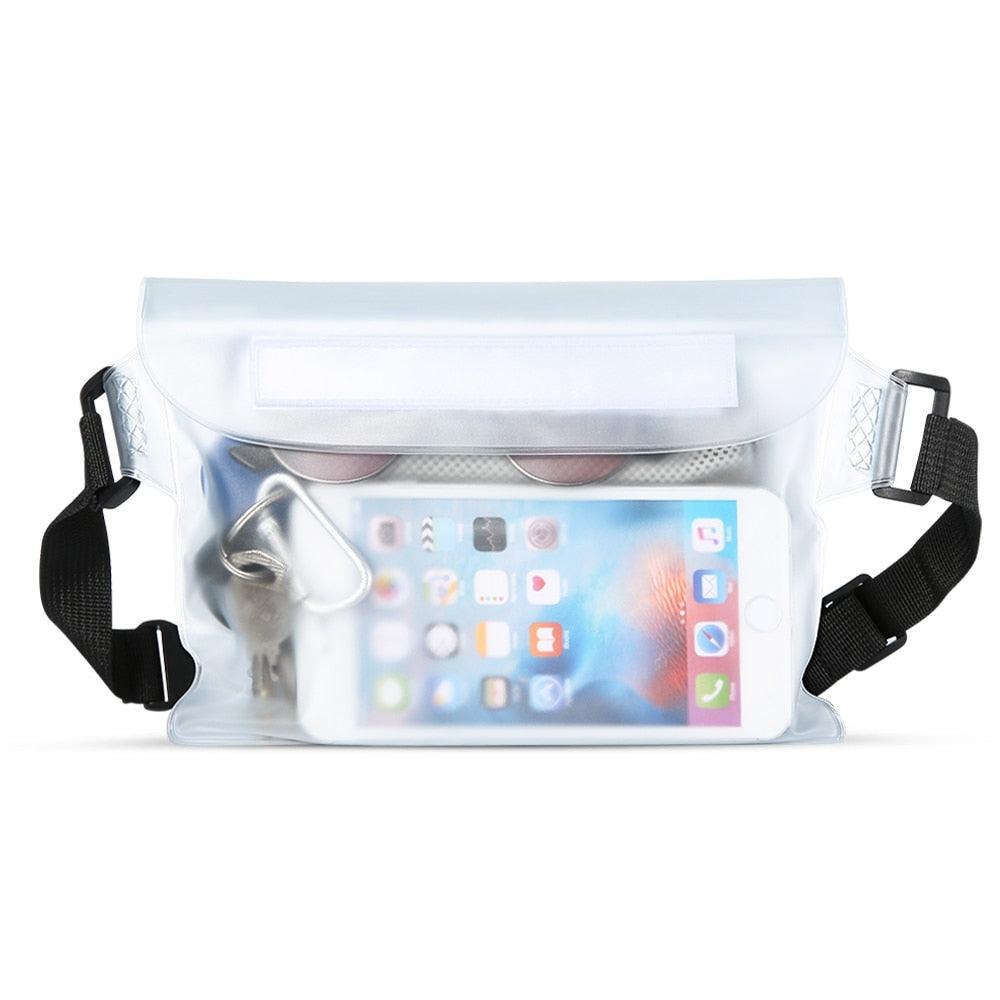 Waterproof Case pour Smartphone - iPhone, Xiaomi, Huawei" White Color