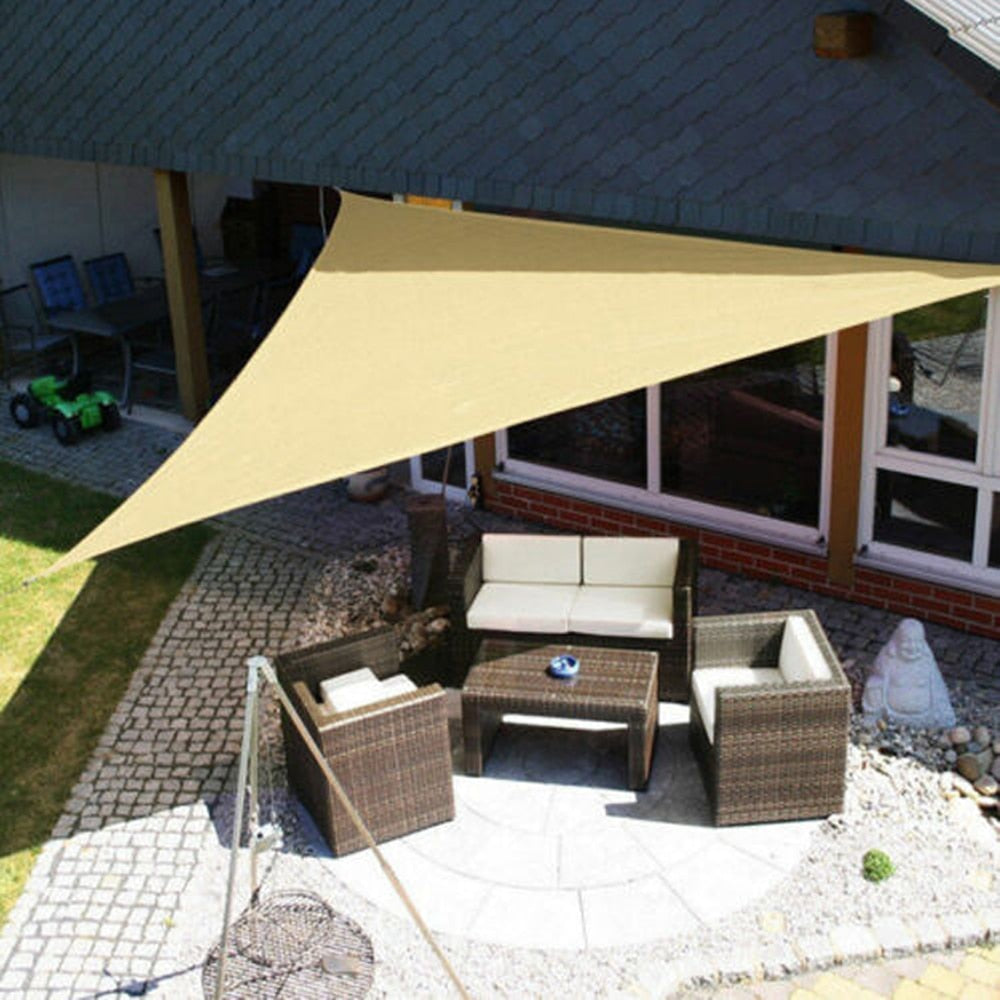 Waterproof Sun Shelter - Voile d'ombrage triangulaire pour jardin, patio et piscine