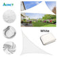 Waterproof Sun Shelter - Voile d'ombrage triangulaire pour jardin, patio et piscine White