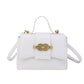 Women's Fashion Crocodile Print Handbag Shoulder Crossbody Bag - AOMshop White