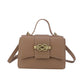 Women's Fashion Crocodile Print Handbag Shoulder Crossbody Bag - AOMshop Khaki