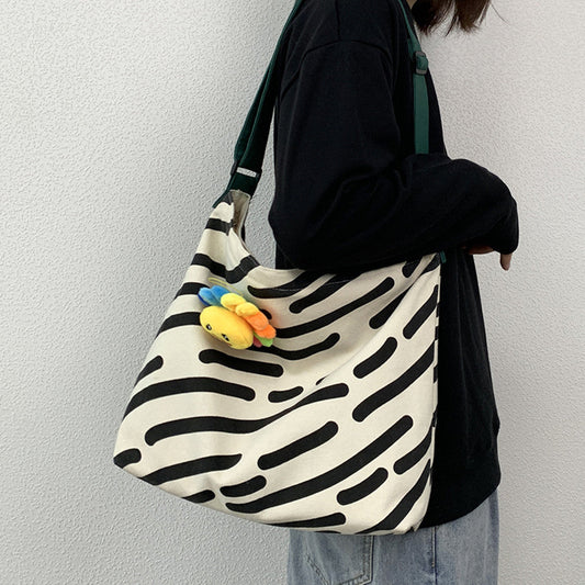 Sac messager en toile à la mode pour femmes - AOMshop