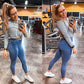 Yoga Pants Femme Haut Taille Leggings Sans Couture Sport Fitness Gym