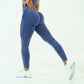 Yoga Pants Femme Haut Taille Leggings Sans Couture Sport Fitness Gym Blue-2 Yoga Pants