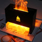 "Flame Humidificateur 3D avec Diffuseur d'Arôme - AOMshop
