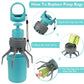 Portable Dog Pooper Scooper avec Distributeur de Sac de Crotte Intégré - AOMshop