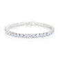 bracelet tennis micro-serti de zircons 4mm pour femmes et hommes