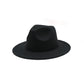 chapeau en feutre pour femme avec un grand bord pour l'automne et l'hiver 7 56-58cm