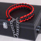 collier de couleur amélioré de haute qualité harnais pour grands chiens black red 2
