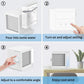 "AOMshop - Mini climatiseur portable 3 en 1 puissant et léger pour chambre, bureau et cuisine"