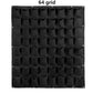 jardinière Vertical jardin légume, fleurs 64 grid black