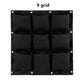 jardinière Vertical jardin légume, fleurs 9 grid black