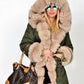 manteau d'hiver pour femmes - Parka longue à queue de poisson à capuche" 5 China