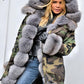 manteau d'hiver pour femmes - Parka longue à queue de poisson à capuche" 9 China