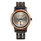 montre en bois, montre homme, bracelet en métal, relogio masculino, montre à quartz, cadeau pour homme Blackwatch Women
