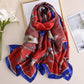 nouveau foulard en soie femmes châle mode doux poncho en mousseline 43 180X90cm