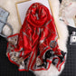 nouveau foulard en soie femmes châle mode doux poncho en mousseline 20 180X90cm