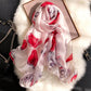 nouveau foulard en soie femmes châle mode doux poncho en mousseline 67 180X90cm